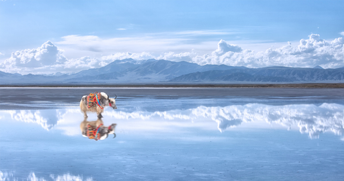 中國的天空之鏡,茶卡鹽湖